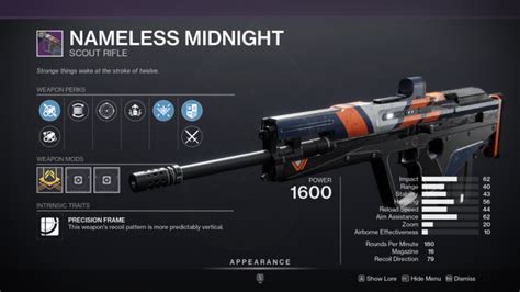 destiny 2 nameless midnight.